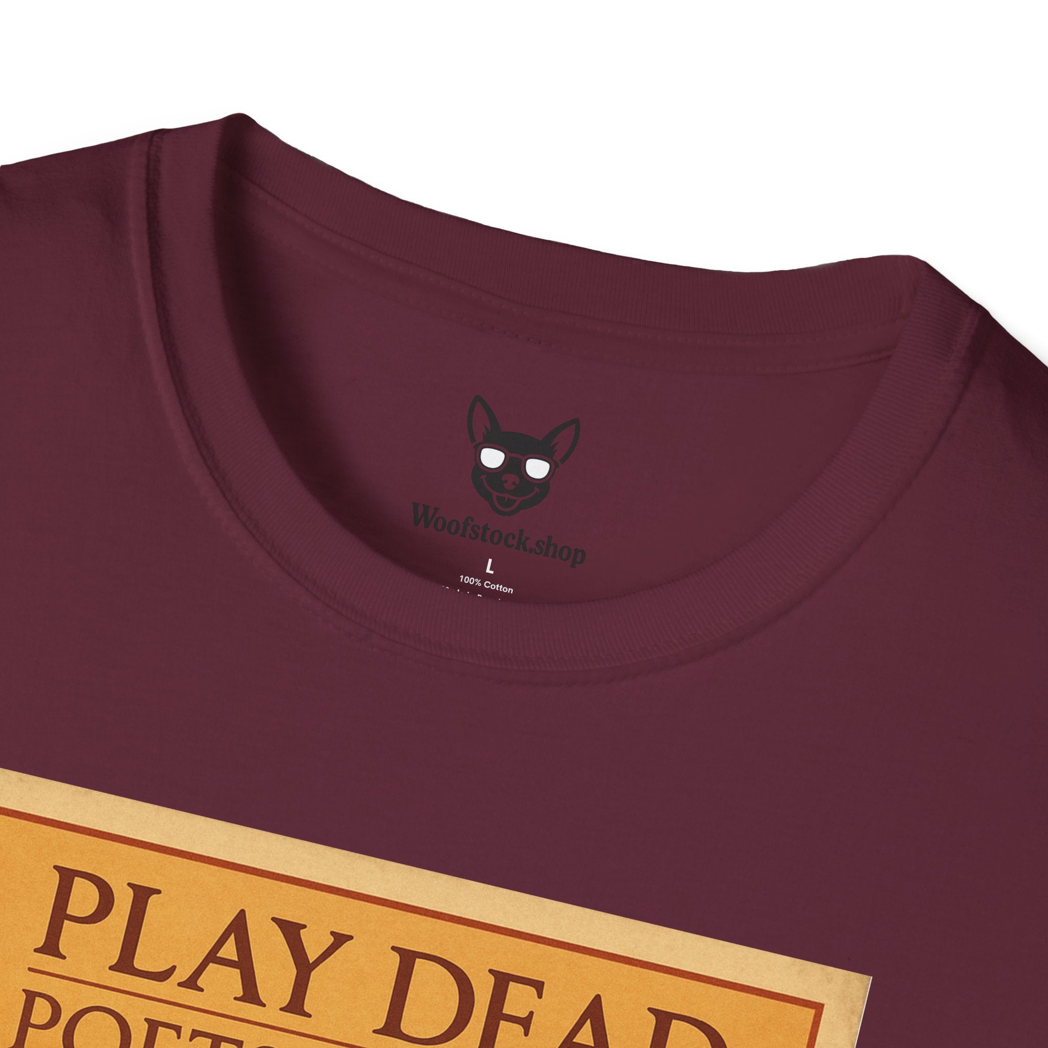 Dead Poets Society Poster Dog Parody Unisex Softstyle T-Shirt -- Funny Movie Tee for Movie and Dog Lovers